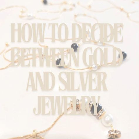 How to Decide Between Gold and Silver Jewelry ✨ Struggling to choose between gold and silver jewelry? Here’s a quick guide to help you shine your brightest! ✨ 1. **Skin Tone:**    - **Warm Tones:** Gold complements warm undertones, adding a radiant glow.    - **Cool Tones:** Silver enhances cool undertones, offering a sleek and elegant look. 2. **Outfit Color:**    - **Earthy & Warm Colors:** Gold pairs beautifully with reds, yellows, oranges, and browns.    - **Cool & Neutral Colors:*... Silver Jewelry On Brown Skin, Cool Undertones, Warm Undertone, Cool Tones, Warm Colors, Neutral Colors, Skin Tones, Silver Jewelry, Skin