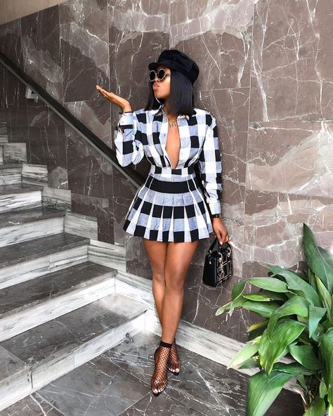 Marii Pazz Keeps It Stylish And Interesting As Always Gaun Fashion, Chique Outfits, Looks Black, Skirt Sets, Black Women Fashion, Looks Chic, Trend Fashion, Birthday Outfit, Look Fashion