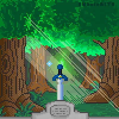 “ The Legend of Zelda: The Master Sword GIF ” Zelda Pixel Art, Zelda Funny, Piskel Art, Arte 8 Bits, 8bit Art, Legends Of Zelda, Link Zelda, Zelda Breath Of The Wild, Zelda Art