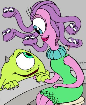 Mike Wazowski and Celia Mike Wazowski And Celia, Mike And Celia, Disney Pop Art, Monsters Inc University, Kawaii Disney, Disney Monsters, Marvel Drawings, Mike Wazowski, Education Humor