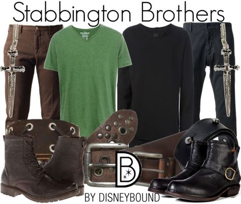 Get the look! Stabbington Brothers, Disneybound Men, Tangled Disneybound, Disneybounding Outfits, Disney Bounding Outfits, Disney Wear, Disneybound Outfits, Guys Style, Disney Inspired Fashion