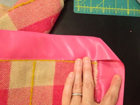 Satin Blanket Binding Tutorial, Sewing Corners, Sensory Quilt, Sensory Baby Blanket, Budget 101, Blanket Binding, Satin Blanket, Silk Blanket, Sewing Binding