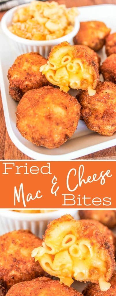 Mac And Cheese Bites Recipe, Fried Mac And Cheese Bites, Macaroni And Cheese Bites, Macaroni Cheese Bites, Appetizers Savory, Fried Mac N Cheese Balls, Fried Macaroni And Cheese, Fried Macaroni, Cheese Bites Recipe