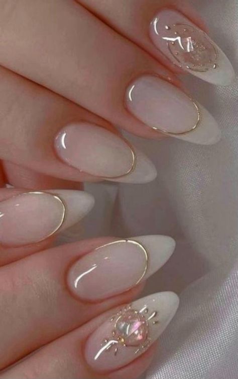 Blush Nail Designs, Cherry Blossom Nails Design, Vintage Nail Art, Blush Nail, Diy Christmas Nail Art, Mermaid Nail Art, Christmas Nails Diy, Ombre Nail Art Designs, Cherry Blossom Nails