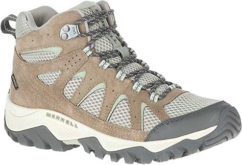 Merrell Women's Oakcreek Mid Waterproof Hiking Boot Women Hiking Boots, Merrell Shoes Women, Cute Hiking Outfit, Women Hiking, Hiking Boots Women, Waterproof Hiking Boots, Hiking Boot, Waterproof Shoes, Loyalty Program