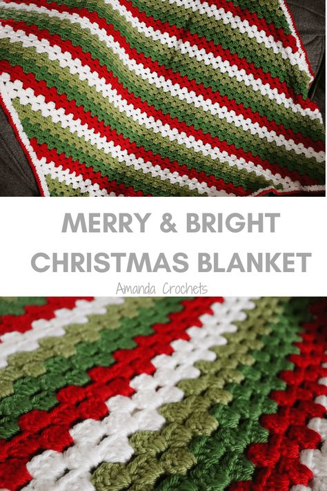 Christmas Blanket Crochet Patterns Free, C2c Christmas Blanket, Crochet Christmas Afghan Patterns Free, Crochet Christmas Blanket Pattern Free, Christmas Crochet Blanket Patterns Free, Christmas Afghans Crochet Patterns Free, Christmas Elf Ears, Christmas Blanket Crochet, Crochet Christmas Blanket