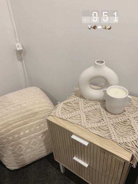 🪵 room inspo #aesthetic #aestheticroom #bedsidetable #kmart #islabedsidetable #aestheticroom #roominspo #kmartfurniture Kmart Room Decor, Kmart Bedroom, Kmart Style, Kmart Home, Beach Bedroom, Lounge Room, White Decor, Aesthetic Room, Bedside Table