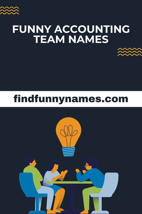 Join the funniest accounting team names on social media! Stay entertained with hilarious accounting jokes, puns, and relatable content. Get ready to laugh your way through the world of numbers and finances. Follow us for daily doses of humor and share your own funny experiences with the accounting world. Don't forget to use the hashtags, and more to connect with fellow number enthusiasts. Let's bring some laughter into the world of accounting! #FunnyFinance #AccountingJokes #ComicAccountants Funny Taglines, Accounting Puns, Bowling Team Names, Accounting Jokes, Accounting Humor, Relatable Content, Bowling Team, Christmas Names, Funny Names