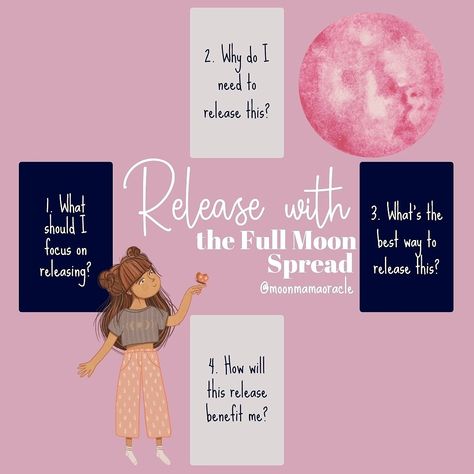 Flower Moon Tarot Spread, Full Moon Tarot Spread, Full Moon Release, Witch Inspiration, Full Moon Tarot, Witch Life, Cold Moon, Tarot Card Spreads, Life Energy