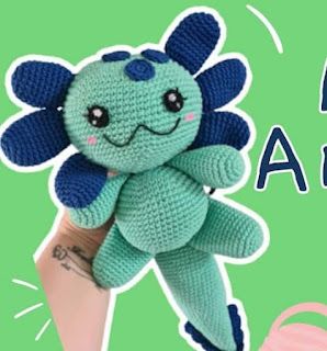 PATRONES AMIGURUMI GRATIS: PATRON GRATIS AJOLOTE AMIGURUMI 60587 Amigurumi, Internet