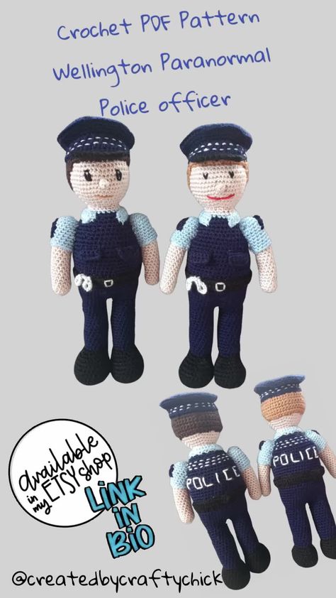 Man Doll, Police Man, Dragon Toys, Soft Toy Animals, Crochet Etsy, Male Doll, Toy Pattern, Le Crochet, Dragon Pattern