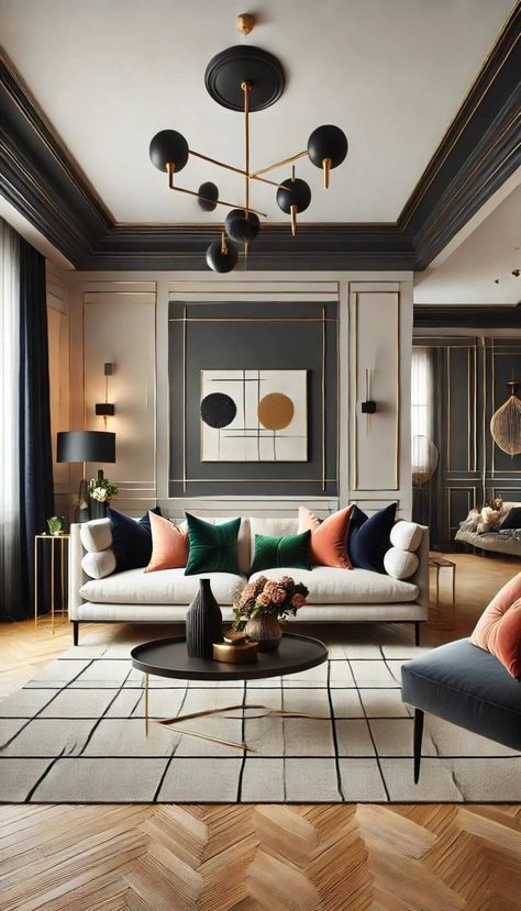 20+ Gorgeous Glam Living Room Ideas for a Luxe Look 28 Hollywood Glam Living Room Luxury, Chic Glam Living Room, Eclectic Glam Decor, Glam Living Room Ideas, Hollywood Glam Living Room, Living Room Designs Modern Luxury, Glamour Living Room, 2024 Living Room, Living Room Glam