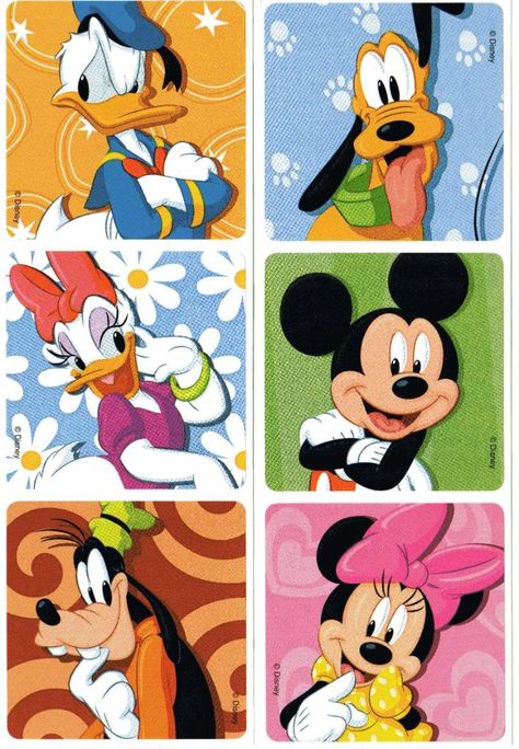 Mickey Mouse and Friends Cute Cartoon Pictures Disney Characters Mickey Mouse, Mickey And Friends Drawing, Mickey And Friends Wallpaper, Mickey And Friends Silhouette, Mickey And Pluto, Minnie And Mickey Painting, Minie Mouse Party, Mickey Mouse Crafts, Autograph Book Disney