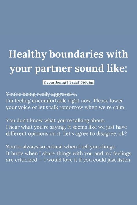 healthy boundaries with your partner sound like... Healthy Relationship Tips Communication, Boundaries Sound Like, Healthy Relationship Boundaries, Relationship Boundaries Couple, Relationship Boundaries List, Emotional Responsibility, Marriage Boundaries, Healthy Boundaries Quotes, Healthy Boundaries Relationships