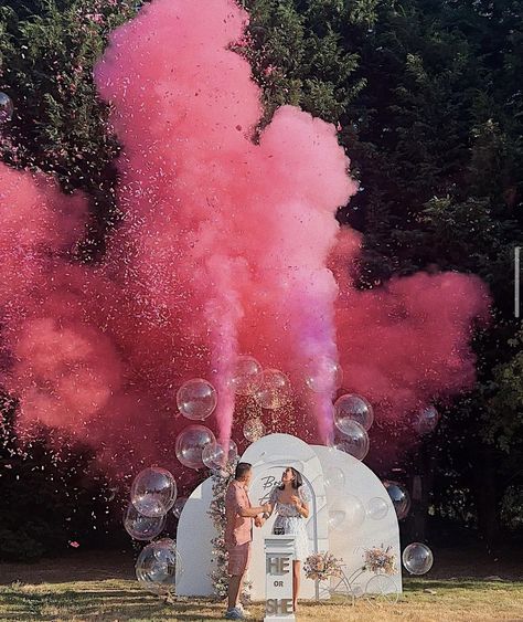 see the full video via instagram link - gender reveal by @shakin.events on Instagram Go Big Or Go Home, Pnw Wedding, Lovely Couple, Reveal Ideas, Environmentally Conscious, Gender Reveal Party, Future Baby, Gender Reveal, Confetti