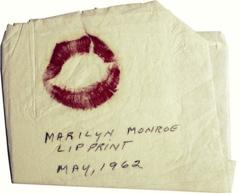 1962 Lipstick Print, Joe Dimaggio, Violet Grey, Norma Jean, Lips Print, Norma Jeane, Pat Mcgrath, Marilyn Monroe, Love Letters