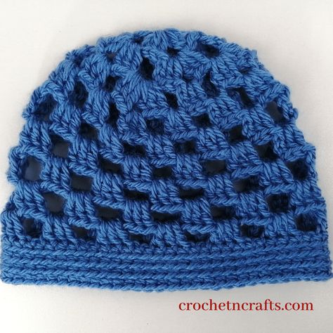 Granny Stitch Crochet Hat Pattern in Multiple Sizes. This crochet hat pattern is worked up in the granny stitch, and is available in the following sizes: 1-3m, 1-3y, child/adult XS, adult M, adult L. #freecrochetpattern #beanie #hat #granny #crochetncrafts Granny Stitch Hat, Stitch Crochet Hat Pattern, Granny Hat, Stitch Crochet Hat, Granny Stitch Crochet, Newsboy Hat Pattern, Cotton Crochet Patterns, Crochet Granny Stitch, Stitch Hat