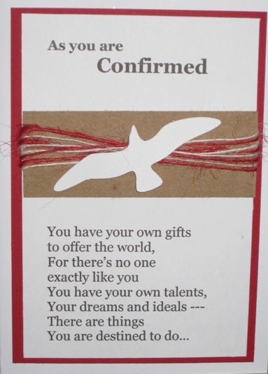 Confirmation Handmade Cards, Confirmation Cards Diy, Congratulations On Your Confirmation, Confirmation Art Ideas, Confirmation Classroom Display, Stampin Up Confirmation Cards, Confirmation Cards Handmade For Boys, Diy Confirmation Gifts, Confirmation Cards Sayings