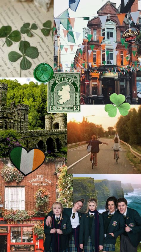 #march #ireland #derrygirls #moodboard Irish Aesthetic, Ireland Aesthetic, Erin Go Bragh, Cute Simple Wallpapers, School Trip, Northern Europe, Simple Wallpapers, Ireland Travel, Future Life