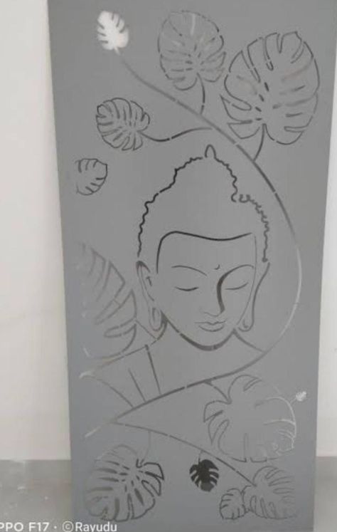 Glass Design For Windows, Buddha Glass Painting, Mdf Jali Design, Design For Windows, Glass Wall Panel, Mdf Jali, Jalli Design, Jali Design, Buddha Art Drawing