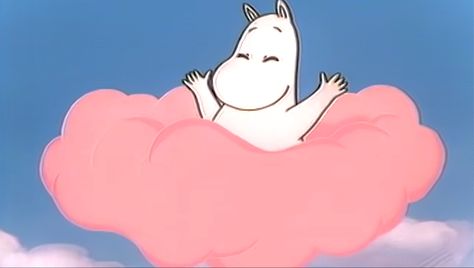 Moomin Cloud, Moomin Icons, Moomin Art, Moomin Tattoo, Chapter Ideas, Moomin Cartoon, Moomin Valley, Cloud Tattoo, Moon Princess