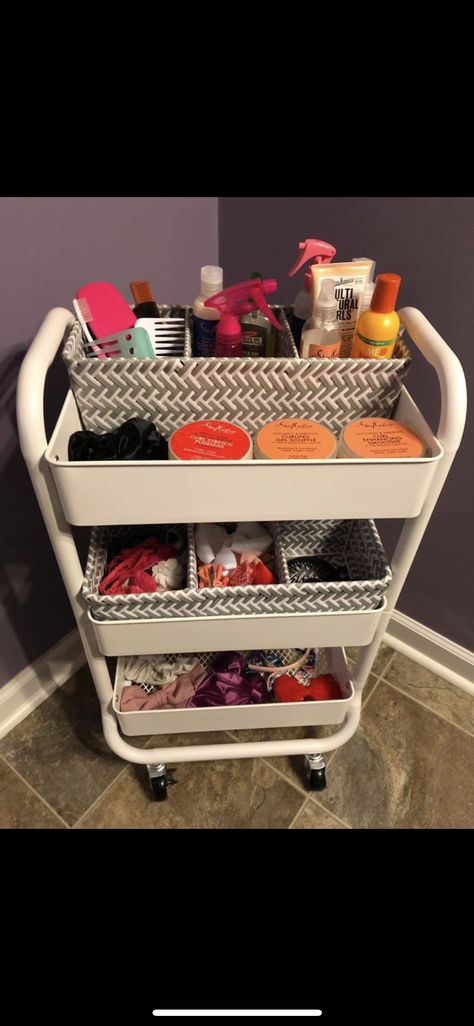 Hair Organization Storage, Hair Organization, Product Organization, Black Hair Products, 4c Natural Hair Care, Hair Product Storage, Hair Product Organization, American Girl Doll Hairstyles, Drugstore Hair Products