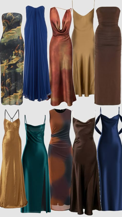 Earthy tones 🌏#bridesmaidsdresses 90s Runway Fashion, Stylish Summer Outfits, Bridesmaid Dress Colors, Glam Dresses, Lookbook Outfits, Earthy Tones, Ball Dresses, Guest Dresses, Couture Fashion