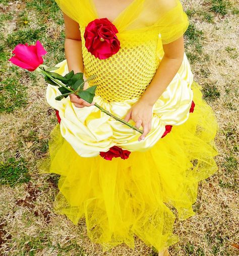 Belle dress by tutuskaleybrisains on Etsy Belle Tutu, Belle Dress, Tutu Dress, Strapless Dress, Size 6, Womens Dresses, Yellow, Trending Outfits, Dresses