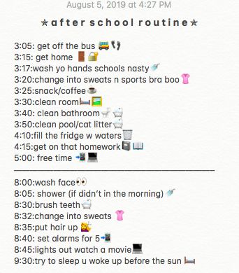 after school routine as a sophomore🤪 After School Routine 2pm, After School Routine 3pm, Homework Routine, Routine List, School Night Routine, Good Apps For Iphone, Aesthetic Routines, Night Routines, School Routine For Teens