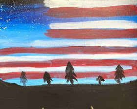 Kim & Karen: 2 Soul Sisters (Art Education Blog): Veterans Day Art (Flags) Veterans Day Projects For Elementary, Memorial Day Art Projects, Veterans Day Art Projects Middle School, Veterans Day Art Projects For Elementary, Veterans Decorations, Veterans Day Art Projects For Kids, Patriotic Art Ideas, Veterans Day Art, Kim Daniel