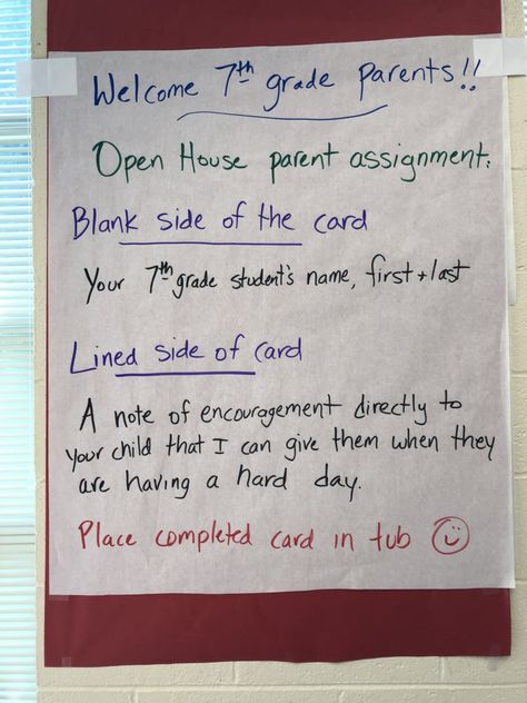 Note Of Encouragement, Open House Ideas, Classroom Incentives, Secondary Teacher, Teaching Time, First Year Teachers, Teaching Ela, Classroom Jobs, Teaching Life