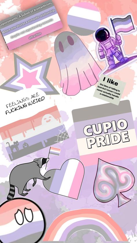 Cupioromantic Wallpaper, Lgbt Flag, Lgbt Pride, Cute Wallpapers, Feelings