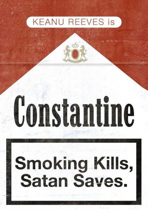 Constantine (2005) Constantine Movie, Constantine Hellblazer, John Constantine, Matt Ryan, Film Art, Film Posters, Film Serie, Keanu Reeves, Movie Art