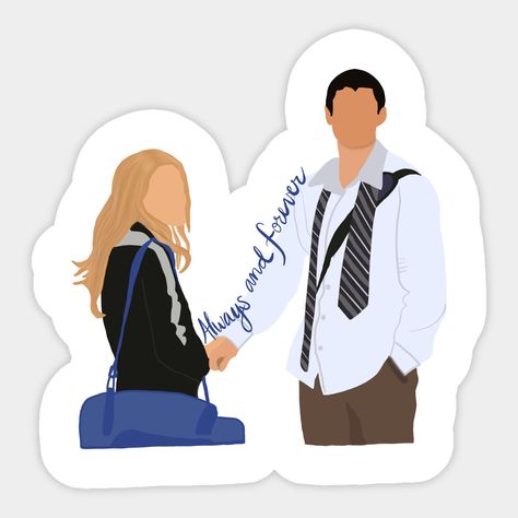 Always And Forever Sticker, Forever Sticker, Notting Hill Quotes, Lucas And Peyton, Forever Products, One Tree Hill, Tree Hill, Game Room Decor, Quote Stickers