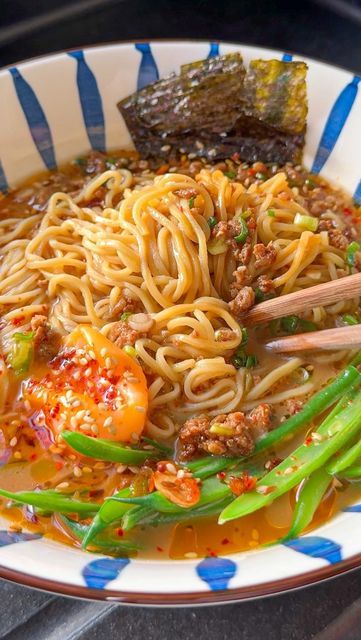 Zena Kamgaing on Instagram: "TERIYAKI PORK MISO RAMEN! @zenaskitchen This ramen is so incredibly flavourful, which is surprising given that the broth comes together in just 5 minutes. The secret weapon is instant dashi, which packs an umami-packed punch that makes any broth taste like it’s been simmering for hours. You can buy instant dashi online or in most Asian supermarkets. I’ve chosen pork as my protein but you could swap it for chicken, beef or even tofu. Just toss it in the 3-ingredient teriyaki sauce and you’re golden. Finish with your favourite toppings and enjoy! The full recipe is on website zenaskitchen.com, which is also linked in my bio. Enjoy! x #ramen #ramenrecipe #cheatsramen #noodlerecipe" Protein Ramen, Poached Fish, Miso Broth, Dal Tadka, Teriyaki Pork, Easy Flatbread, Miso Ramen, Vibrant Food, Vegan Rice