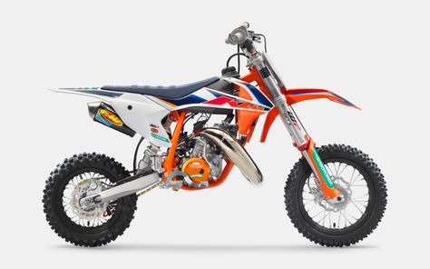 2021 KTM 50 SX Factory Edition Motorcycle | GearMoose Moto Cross Ktm, Ktm Dirt Bikes, Ktm Motocross, Dirt Bikes For Kids, Ktm Motorcycles, Cool Dirt Bikes, Electric Dirt Bike, Pocket Bike, Moto Cross