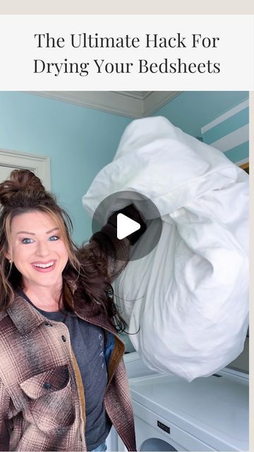 🌟𝗦𝘁𝗲𝗽𝗵𝗮𝗻𝗶𝗲 𝗕𝗼𝗼𝘁𝗵🌟 on Instagram: "🚨In coming Game Changing Hack Alert 🚨 This one will change the way you dry your bedsheets for good. I’ve had my bedsheet dryer hack featured in several home publications! It’s that good! 🥰

No more bedsheet burritos tumbling around in your dryer. You know the ones! Dry on the outside with a soaking wet middle 😝 It’s enough to drive you bonkers. I found a way to stop the burrito 🌯 roll so you can keep your sanity. 

Fold your wet bedsheets, duvets, pillow cases and blankets. Stick with me here! The larger they are the more folds you’ll want to have. Once everything is folded, toss in your dryer with at least 3 dryer balls. Start your dryer and let the magic happen. Your sheets and blankets will come out dry and with less wrinkles the fir Dryer Sheet Hacks, Soaking Wet, Dryer Balls, Future Mom, Dryer Sheets, Laundry Hacks, Mom Hacks, Burritos, Tumbling