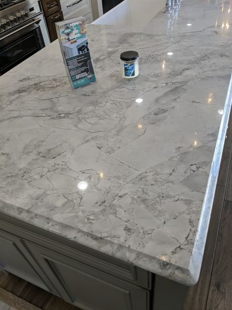 Slate Countertop Kitchen, Farmhouse Build, Faux Marble Countertop, Slate Countertop, Epoxy Countertops, Mobile Home Repair, Moms Kitchen, Kitchen 2024, Basement Reno