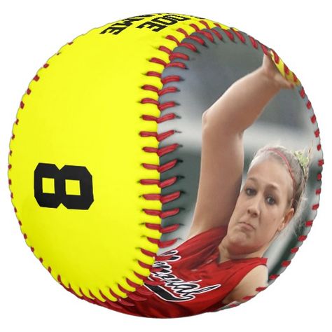 CUSTOM Photo/Name/Team/Position/Number Softball Softball Memes, Softball Cheers, Softball Workouts, Softball Senior Pictures, Softball Crafts, Senior Softball, Softball Drills, Softball Bows, Basketball Tricks