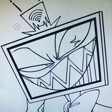 📺 Hotel Tattoo, Vox Hazbin Hotel, Vox Hazbin, Undertale Ships, Star Tattoos, Helluva Boss, Drawing Reference Poses, Hazbin Hotel, Screen