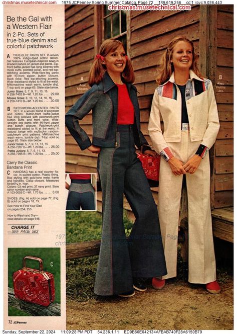 1975 JCPenney Spring Summer Catalog, Page 72 - Catalogs & Wishbooks 70s Catalog, 1970s Catalog, Catalog Fashion, 1970s Clothing, Clothing Catalog, Fashion Catalogue, Pop Culture, Stained Glass, 1970s