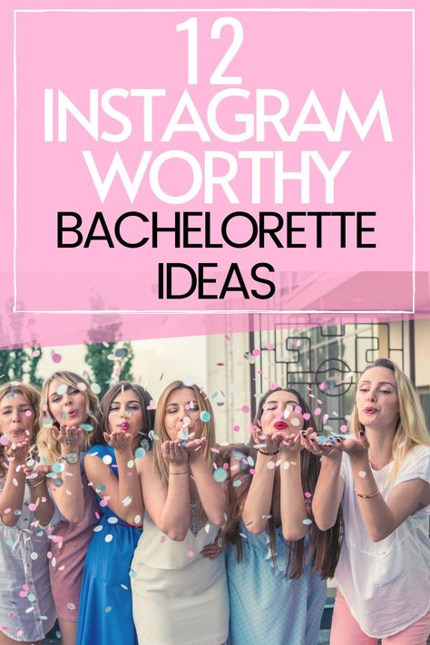 Plan the perfect bachelorette party for your bride to be! These bachelorette party ideas are perfect for every bride style and have fun ideas for decorations, drinks, and outfits! #bacheloretteparty #bachelorettepartyideas #henpartyideas #bachelorettethemes Batchlorette Theme Outfits, Bachelorette Party Outfit Ideas Group, Bachelotte Party Outfits, Nola Bachelorette Party Outfits, Granny Bachelorette Party, Bachelorette Sash Ideas, La Bachelorette Party, Bachelorette Party Themes 2023, 2023 Bachelorette Trends