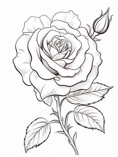 Unleash your creativity! Click the link above for amazing coloring pages and start coloring now! 😂💗 Adult Coloring Pages Free Printable, Half Sleeve Tattoo Stencils, Rose Coloring, Printable Cross, Printable Flower Coloring Pages, Rose Drawing Tattoo, Rose Coloring Pages, Flower Pattern Drawing, Blue Rose Tattoos