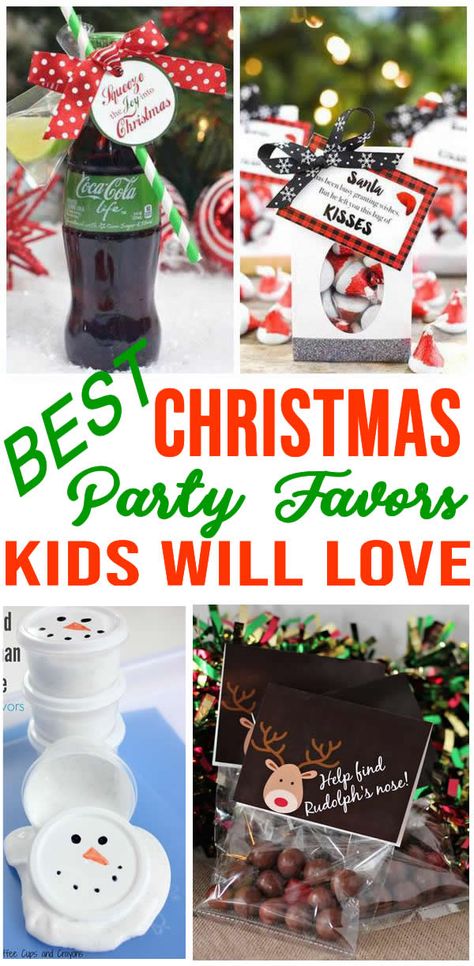 HO! HO! HO! It's Christmas time! Find the BEST Christmas party favors for kids. Easy and fun DIY Christmas party favor ideas that will be loved by all children. Easy and simple homemade DIY craft projects perfect any Christmas party. Awesome ideas for school parties, classroom parties, birthday parties or Winter Wonderland party theme. Cheap and budget friendly ideas that are adorable and great small Christmas table gifts too. Great treat ideas, goodie bags and more. Christmas Party Favors For Kids, Teen Christmas Party, Teen Party Favors, Class Christmas Gifts, Christmas Party Treats, Christmas Classroom Treats, Teenager Party, Christmas Party Ideas For Teens, Christmas Goodie Bags