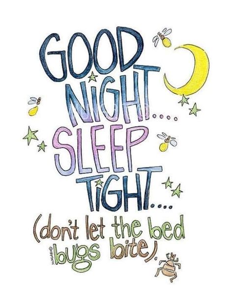 Sleep Tight Quotes, Watercolor Bugs, Bedtime Quotes, Grandchildren Quotes, Night Night Sleep Tight, Sweet Dreams Sleep Tight, Sleep Advice, Typography Watercolor, Mom Presents