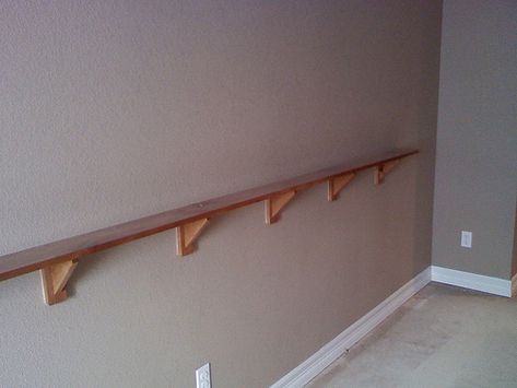 Ledge On Wall, Bar Ledge On Wall, Drink Ledge, Basement Finish, Cozy Basement, Wall Diy, Empty Wall, Finishing Basement, Basement Remodeling