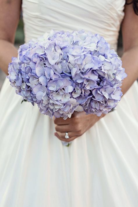 Purple Hydrangea Bridal Bouquet Purple Hydrangea Bouquet, Purple Hydrangea Wedding, White Hydrangea Wedding, Hydrangea Bouquets, Hydrangea Bridal Bouquet, Purple Hydrangeas, Hydrangea Bouquet Wedding, Wedding Flowers Hydrangea, Hydrangea Wedding