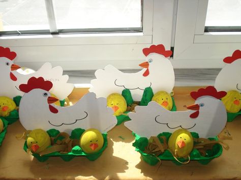 Chicken Crafts, Farm Crafts, Spring Easter Crafts, Easter Projects, Daycare Crafts, Easter Art, Farm Theme, Easter Activities, Easter Crafts For Kids