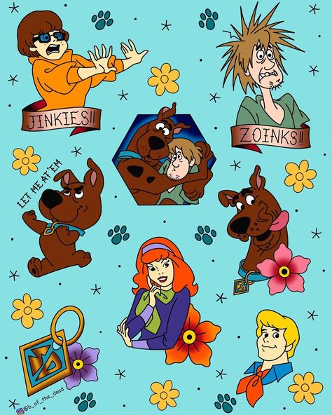 Necropolis Tattoo on Instagram: “Scooby Doo Traditional Flash Tattoo designs available from artist @b_of_the_dead message and follow him to set an appointment! #pdxtattoo…” Scooby Doo Flash Art, Cool Scooby Doo Tattoo, Scooby Doo Tattoo Ideas Design, 90s Movies Tattoos, Scooby Doo Tattoo Design, Scooby Doo Traditional Tattoo, Scooby Doo Tattoo Small, Simple Scooby Doo Tattoo, 90s Cartoon Tattoo Designs