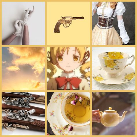 "The motive behind a wish is what matters most" - Mami Tomoe Mami Tomoe (Puella Magi Madoka Magica) aesthetic #mami #pmmm #puellamagimadokamagica #mamipmmm #aesthetic #moodboard Mami Tomoe Cards, Mami Tomoe Aesthetic, Madoka Magica Aesthetic, Madoka Magica Mami, Ocarina Of Times, Magia Record, Sakura Art, Make A Character, Tokyo Mew Mew